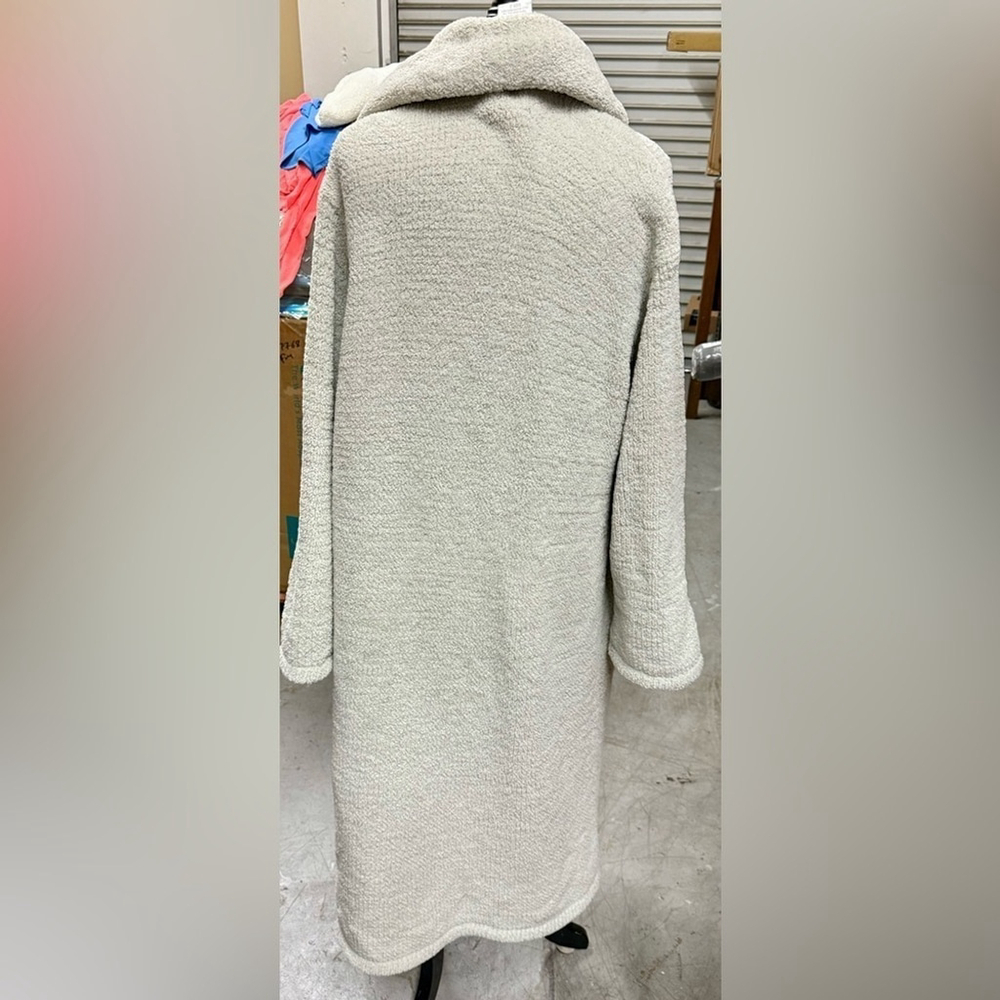 barefoot dreams Gray / sage cozychic adult cozy bath robe Size 2/Medium - Picture 6 of 6